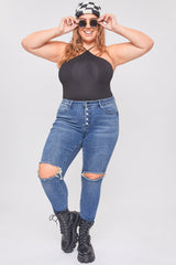 Women's Plus Dream  Ankle Jeans From YMI JEANS