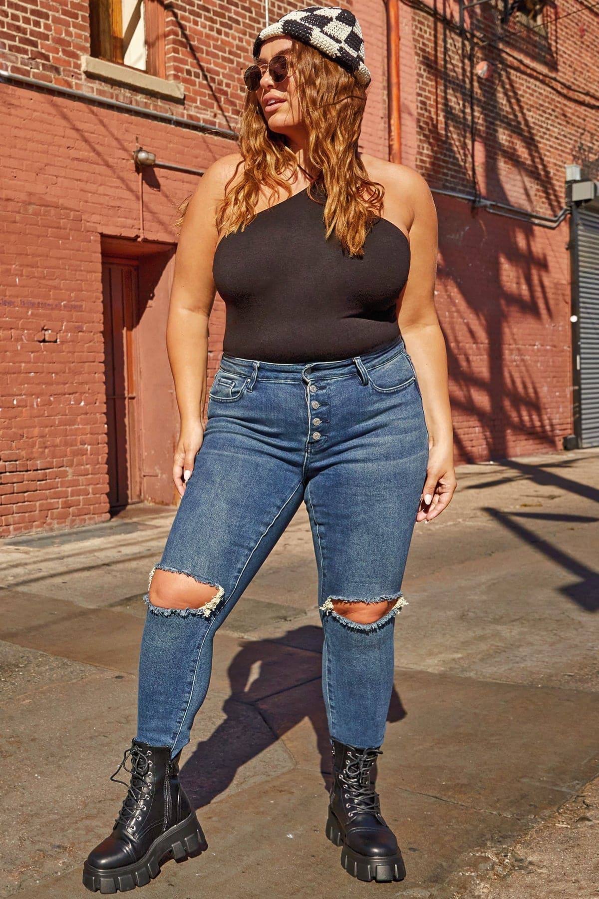 Women's Plus Dream  Ankle Jeans From YMI JEANS
