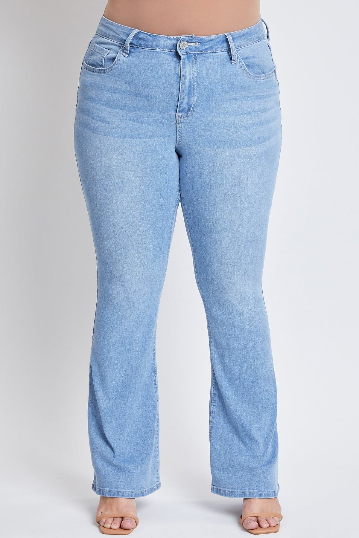 Women's Plus Size Basic Flare Jeans  From YMI JEANS