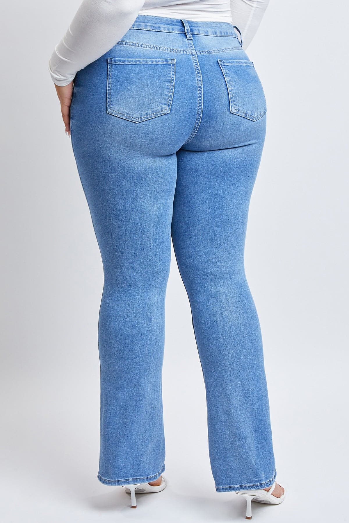 Women's Plus Size Basic Flare Jeans  From YMI JEANS