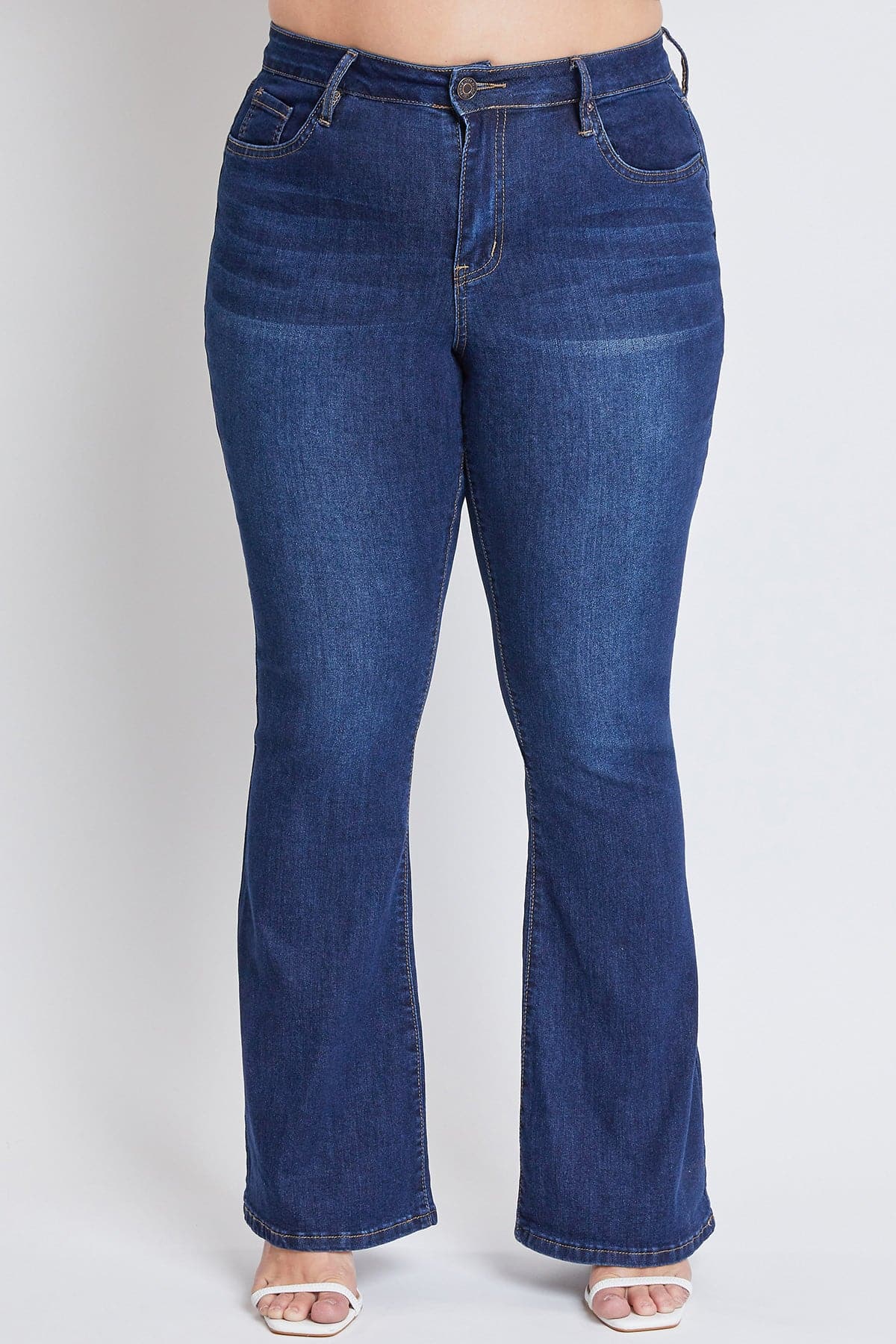 Women's Plus Size Basic Flare Jeans  From YMI JEANS