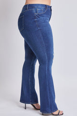 Women's Plus Size Basic Flare Jeans  From YMI JEANS