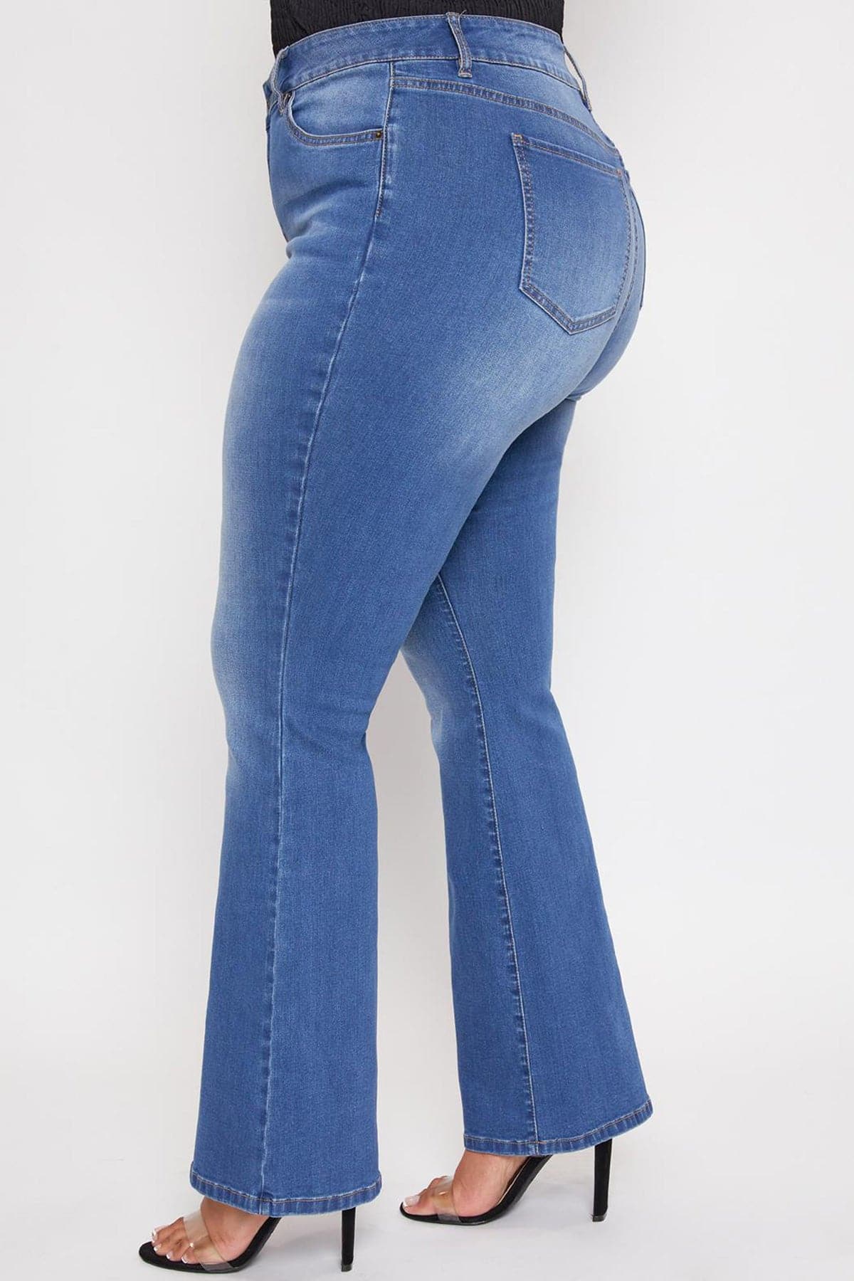 Women's Plus Size Basic Flare Jeans  From YMI JEANS