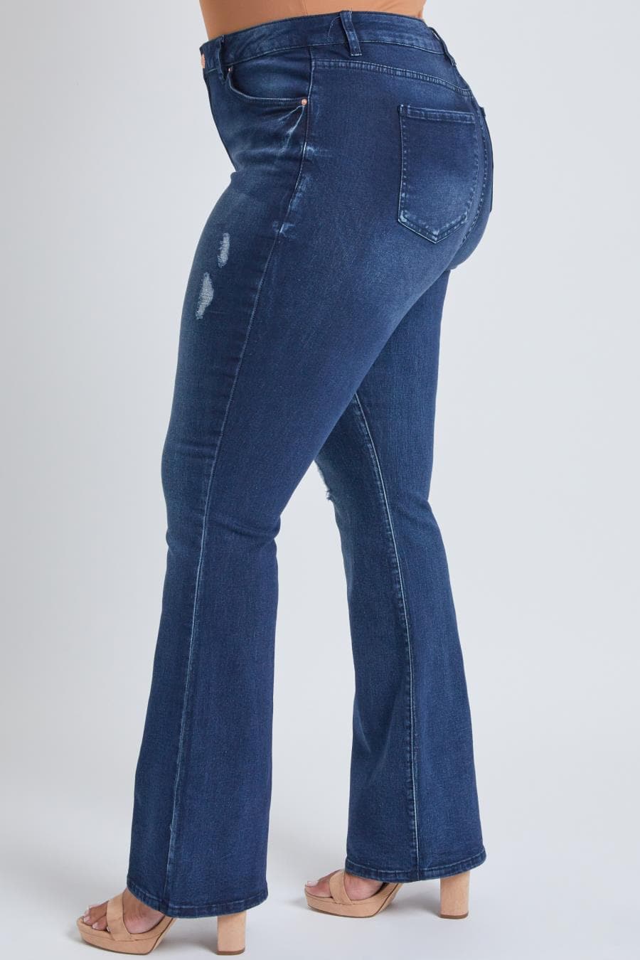 Women's Plus Size Basic Flare Jeans  From YMI JEANS