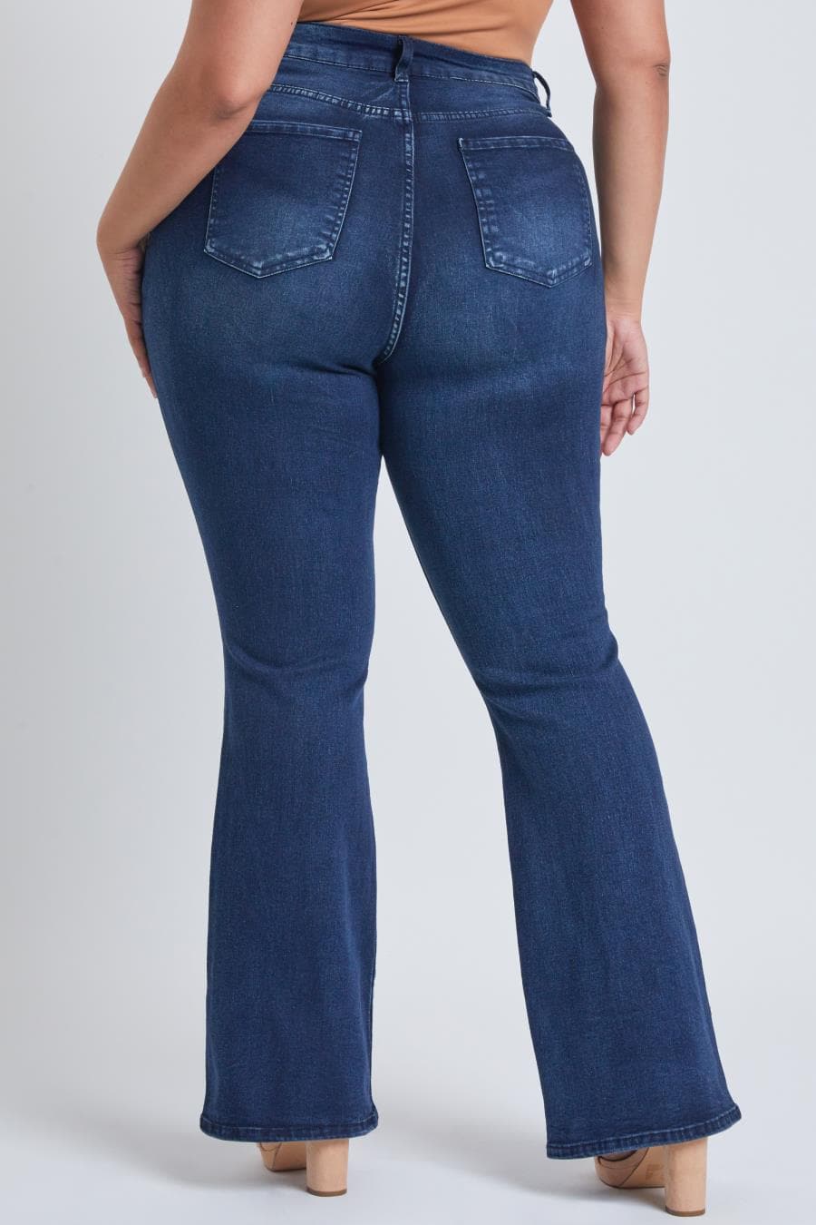 Women's Plus Size Basic Flare Jeans  From YMI JEANS