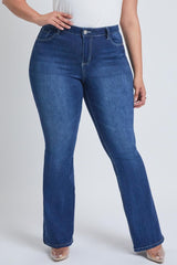 Women's Plus Size Basic Flare Jeans  From YMI JEANS