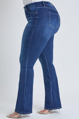 Women's Plus Size Basic Flare Jeans  From YMI JEANS