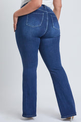 Women's Plus Size Basic Flare Jeans  From YMI JEANS