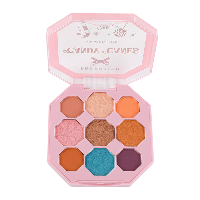 Sweet Holiday | Candy Canes 9-Shade Palette from Profusion Cosmetics