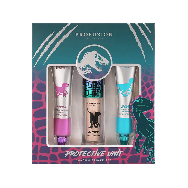 Jurassic World | Protective Unit Shadow Primer Set from Profusion Cosmetics