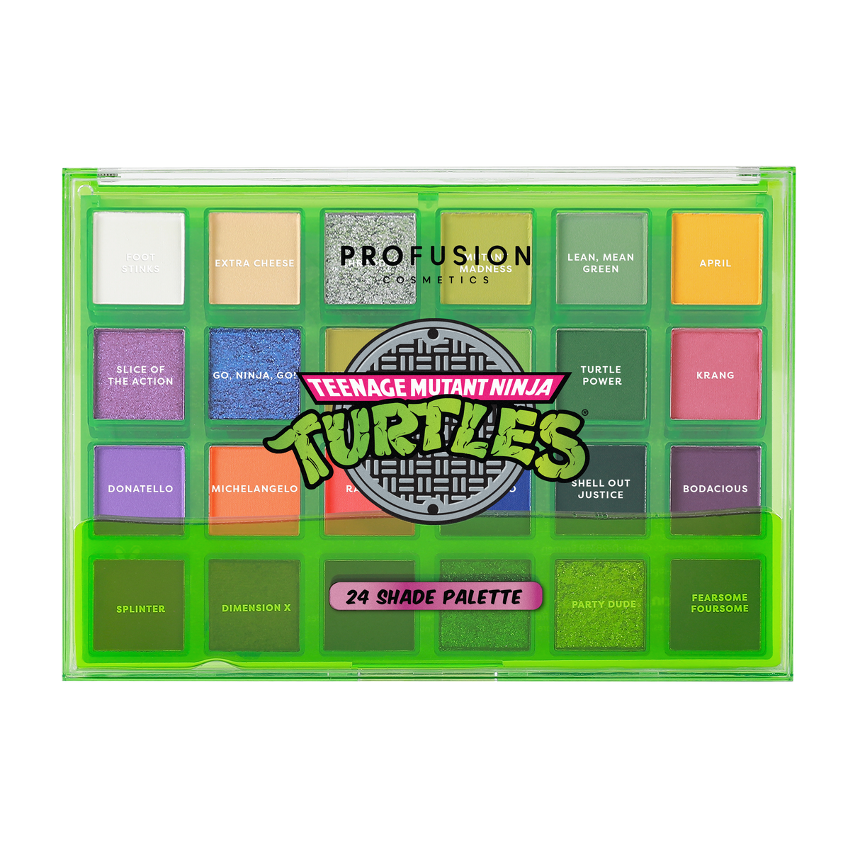 TMNT |  24 Shade Palette from Profusion Cosmetics