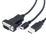 Dual plug (DB9 FTDI chipset and USB 2.0 Mini B) from Explore Scientific