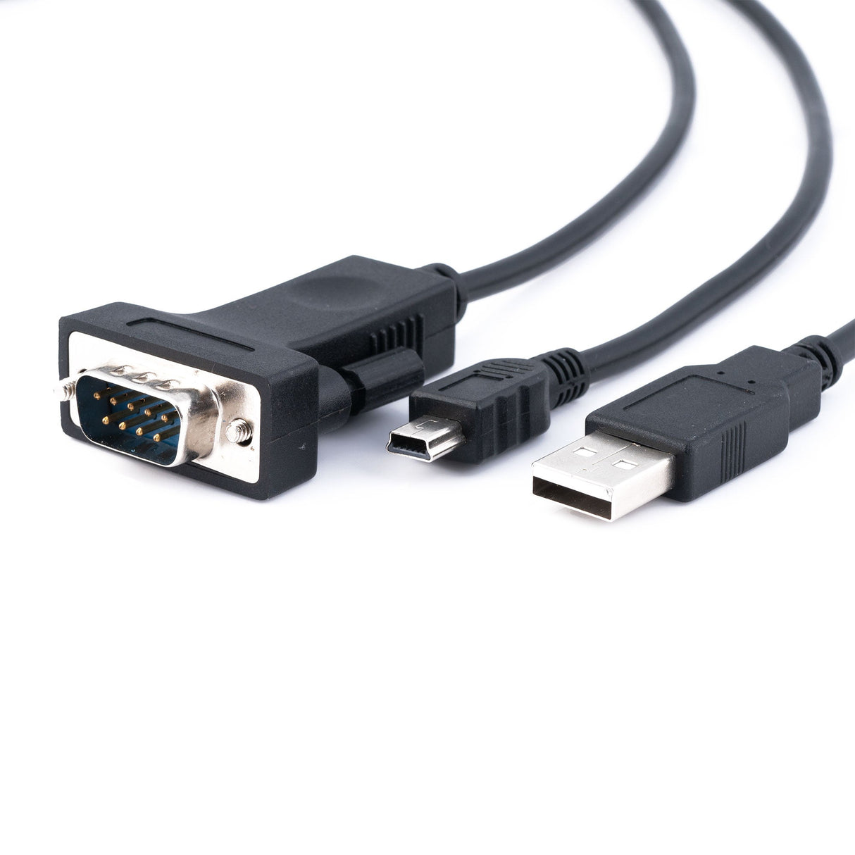 Dual plug (DB9 FTDI chipset and USB 2.0 Mini B) from Explore Scientific