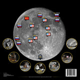 Moon Crater Map (2-Sided) from Explore Scientific