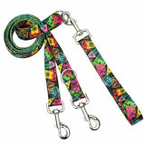 Paper Flags Double Connection Leash – EarthStyle from 2 Hounds Design
