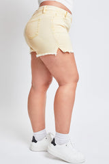 Women's Plus  80's Acid Wash Mom Shorts from YMI JEANS
