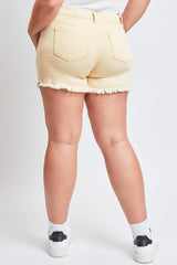 Women's Plus  80's Acid Wash Mom Shorts from YMI JEANS