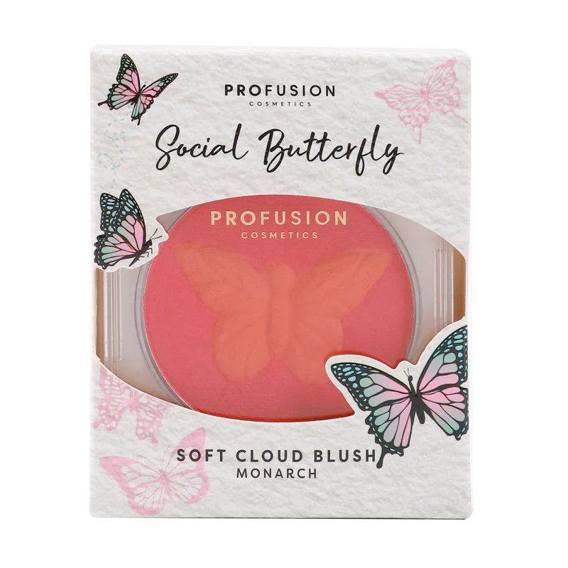 Empowered Butterfly | Social Butterfly Mousse Blush from Profusion Cosmetics