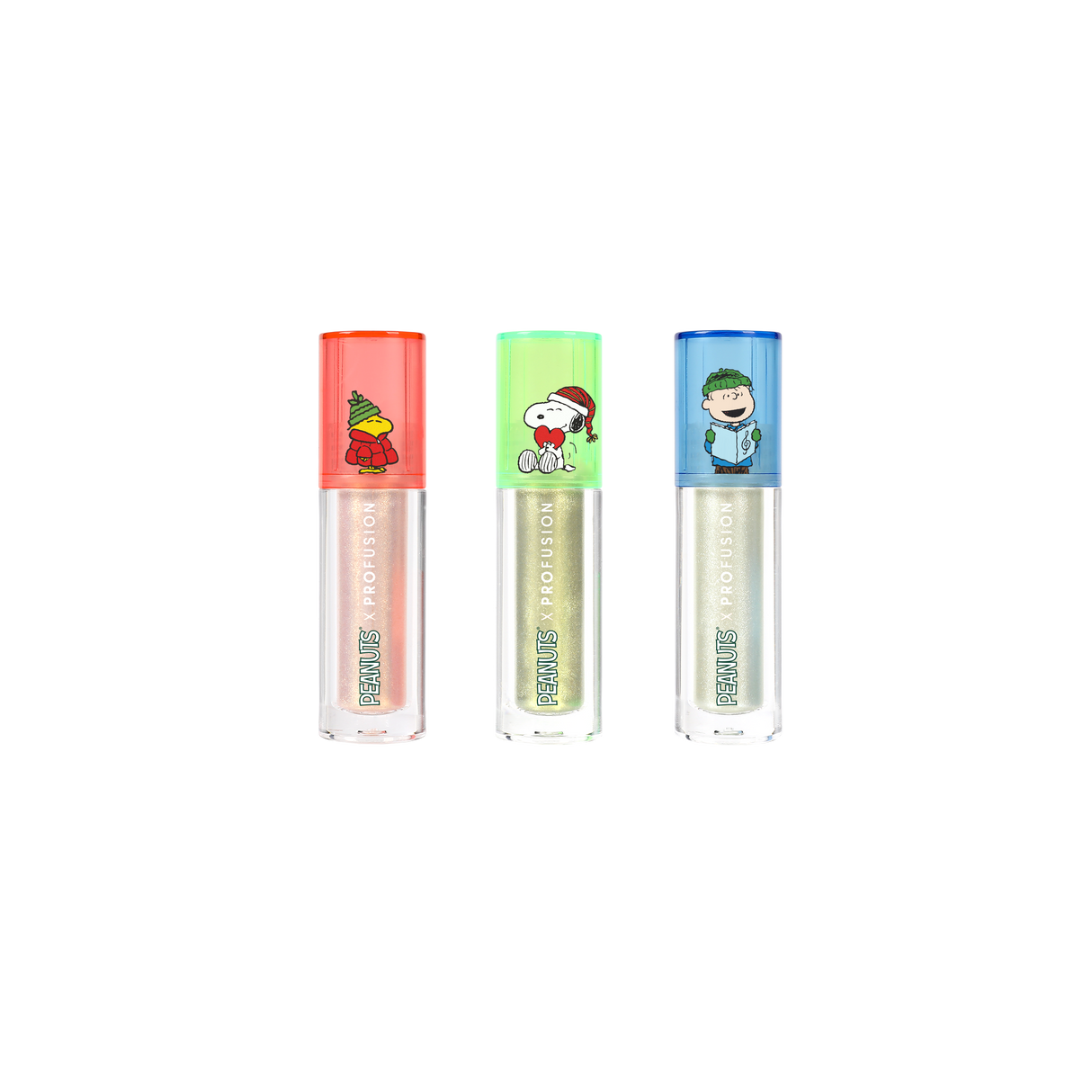 Peanuts Holiday | Holiday Lights Chrome Topper Set from Profusion Cosmetics