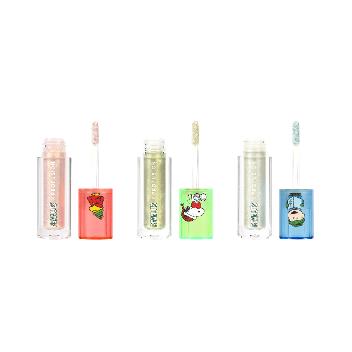 Peanuts Holiday | Holiday Lights Chrome Topper Set from Profusion Cosmetics