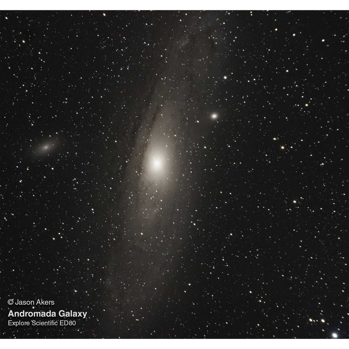 Explore Scientific ED80-FCD100 Series Air-Spaced Triplet Refractor Telescope - FCD100-0806-02 from Explore Scientific