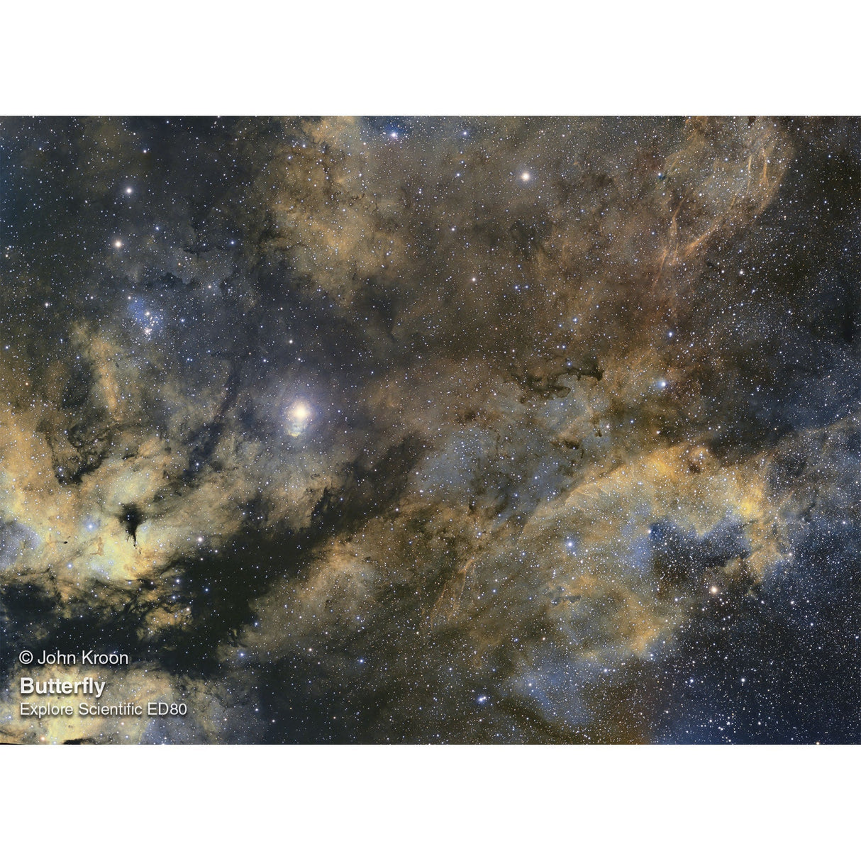 Explore Scientific ED80-FCD100 Series Air-Spaced Triplet Refractor Telescope and Field Flattener f/5 to f/7 - FCD100-0806-02-FF from Explore Scientific