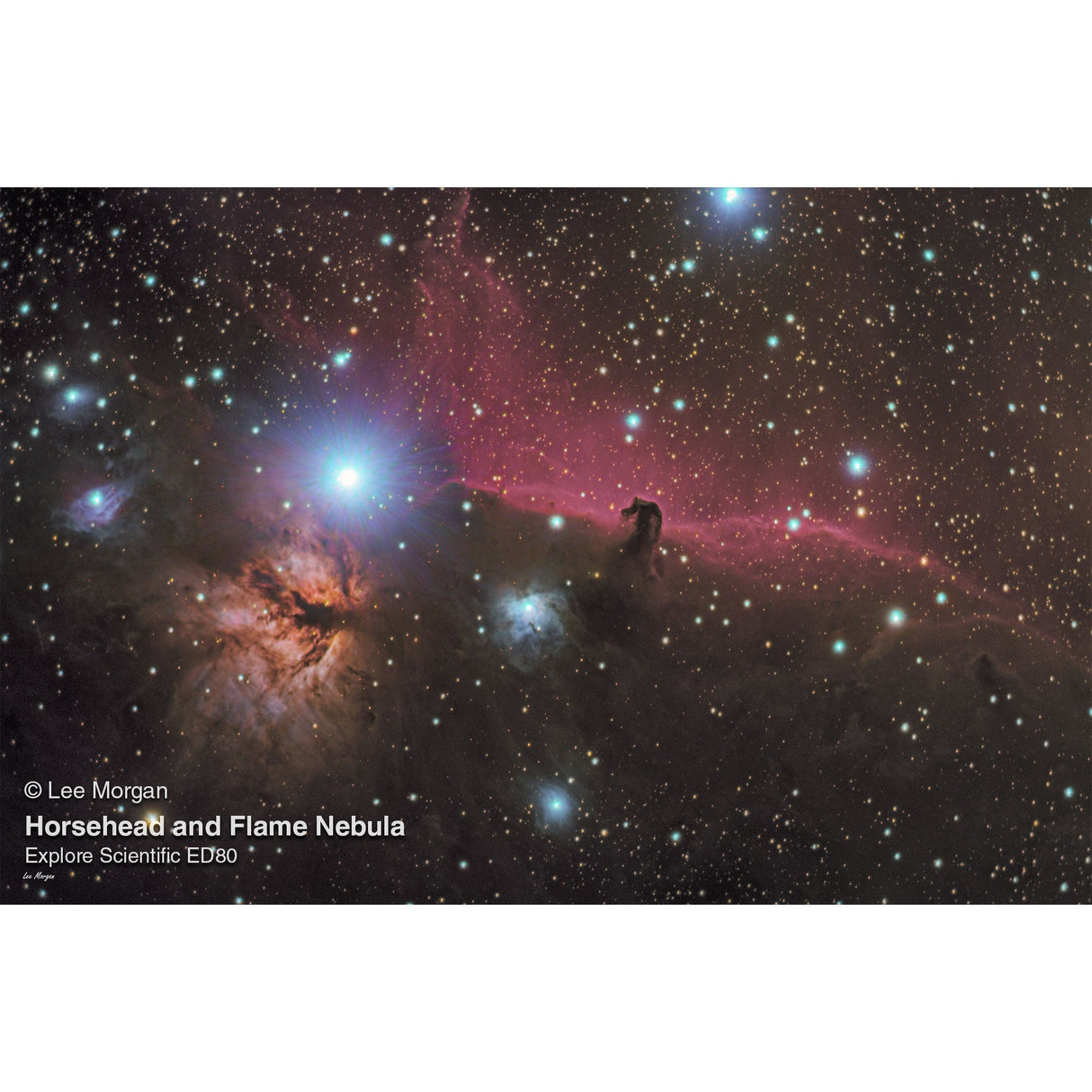 Explore Scientific ED80-FCD100 Series Air-Spaced Triplet Refractor Telescope and Field Flattener f/5 to f/7 - FCD100-0806-02-FF from Explore Scientific