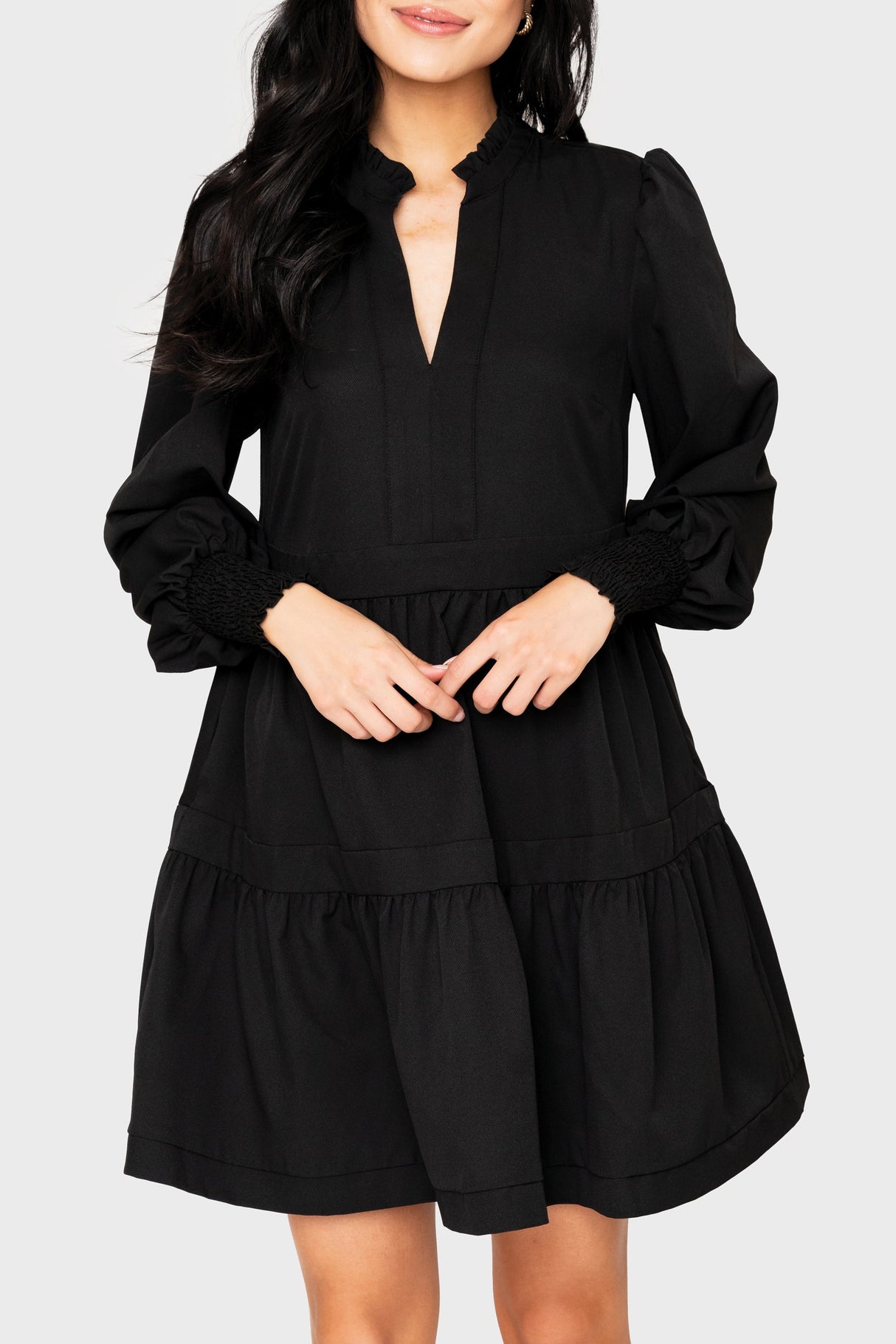 Long Sleeve Decked Out Day Dress from Gibsonlook