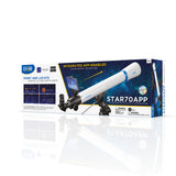 Explore One STAR70APP - 70mm Refractor Telescope w/ Panhandle Mount and Astronomy APP from Explore Scientific