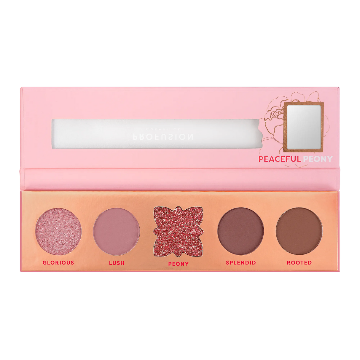 Blooming Hues 5 shade palette from Profusion Cosmetics