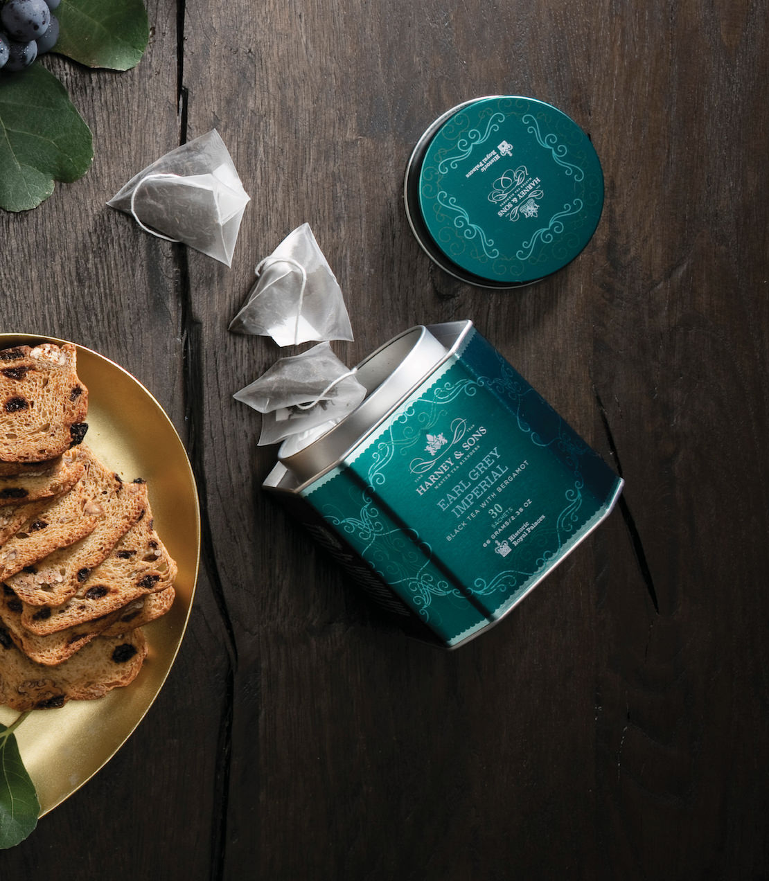 Earl Grey Imperial, HRP Tin of 30 Sachets from Harney & Sons Fine Teas