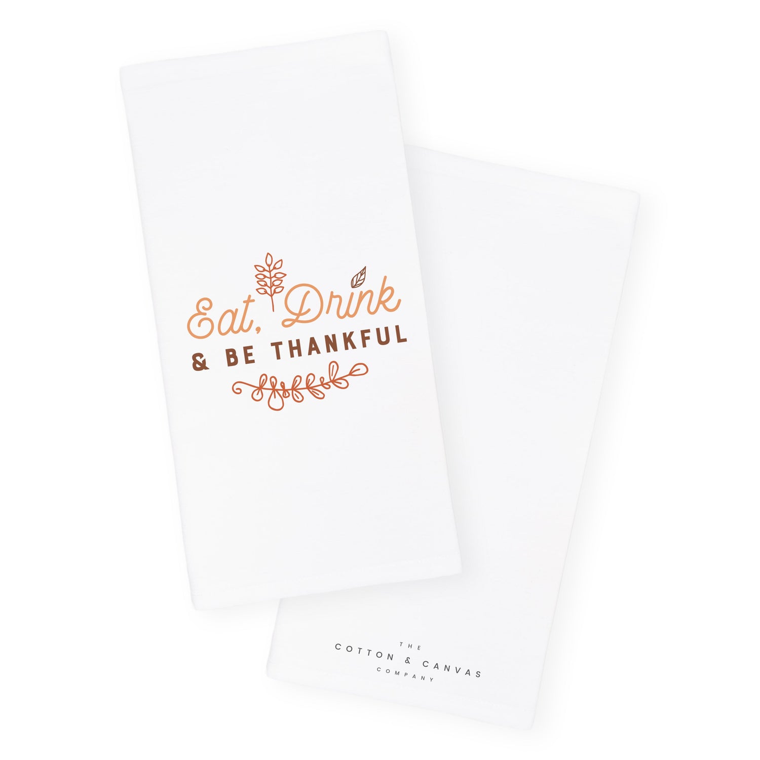 Eat, Drink & Be Thankful Kitchen Tea Towel