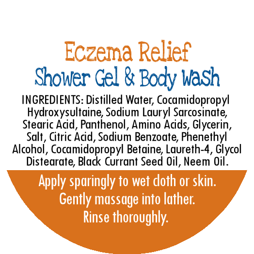 Eczema Relief Shower Gel/Body Wash from By Robin Creations