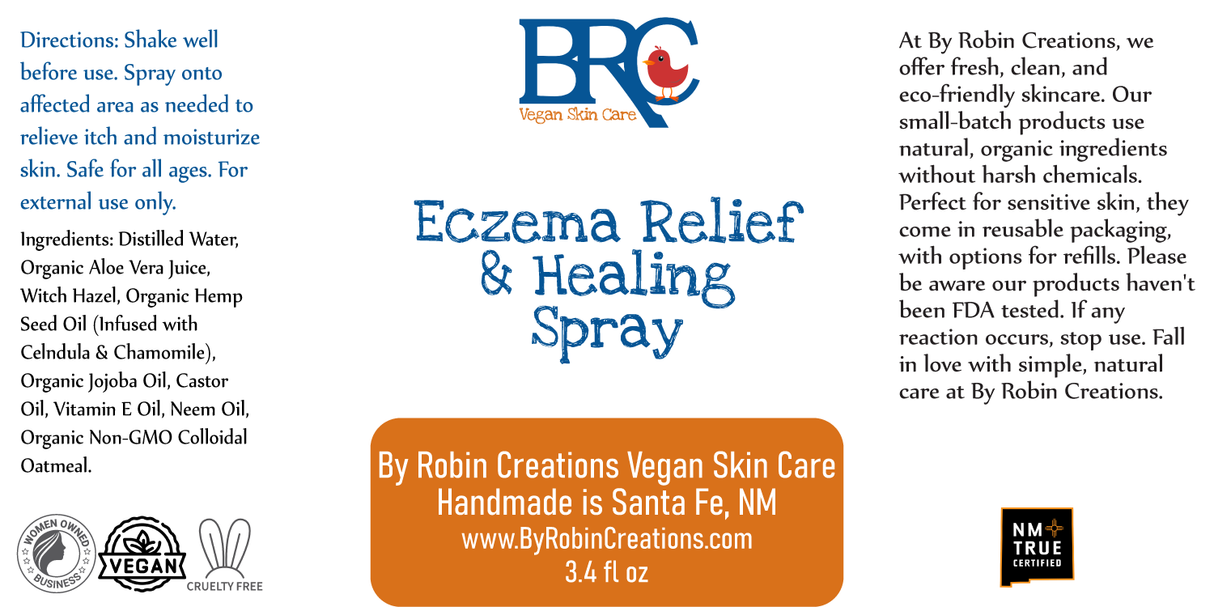 Eczema Itch Relief & Healing Spray from By Robin Creations