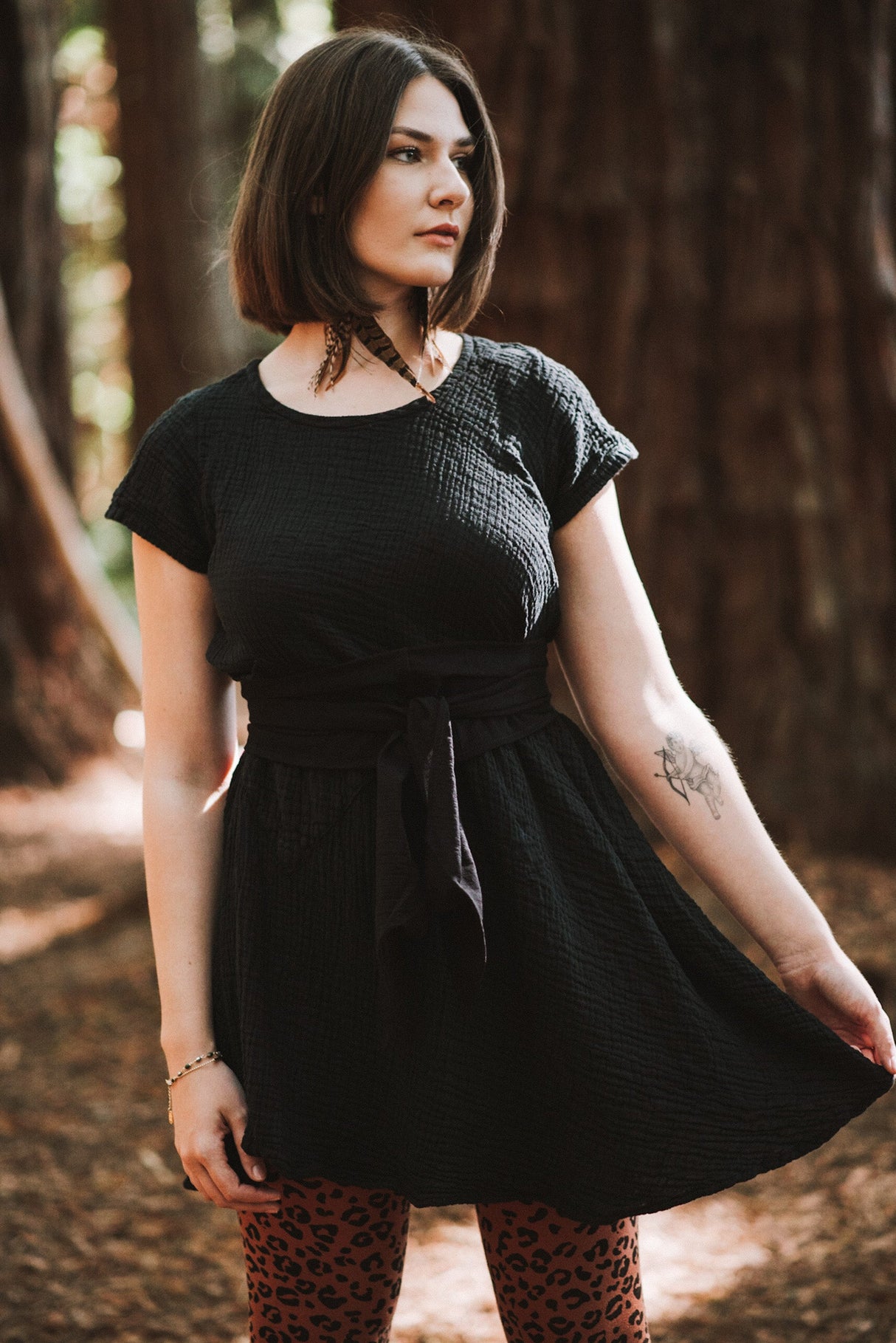 Tee Dress Mini From Cotton Flower Clothing