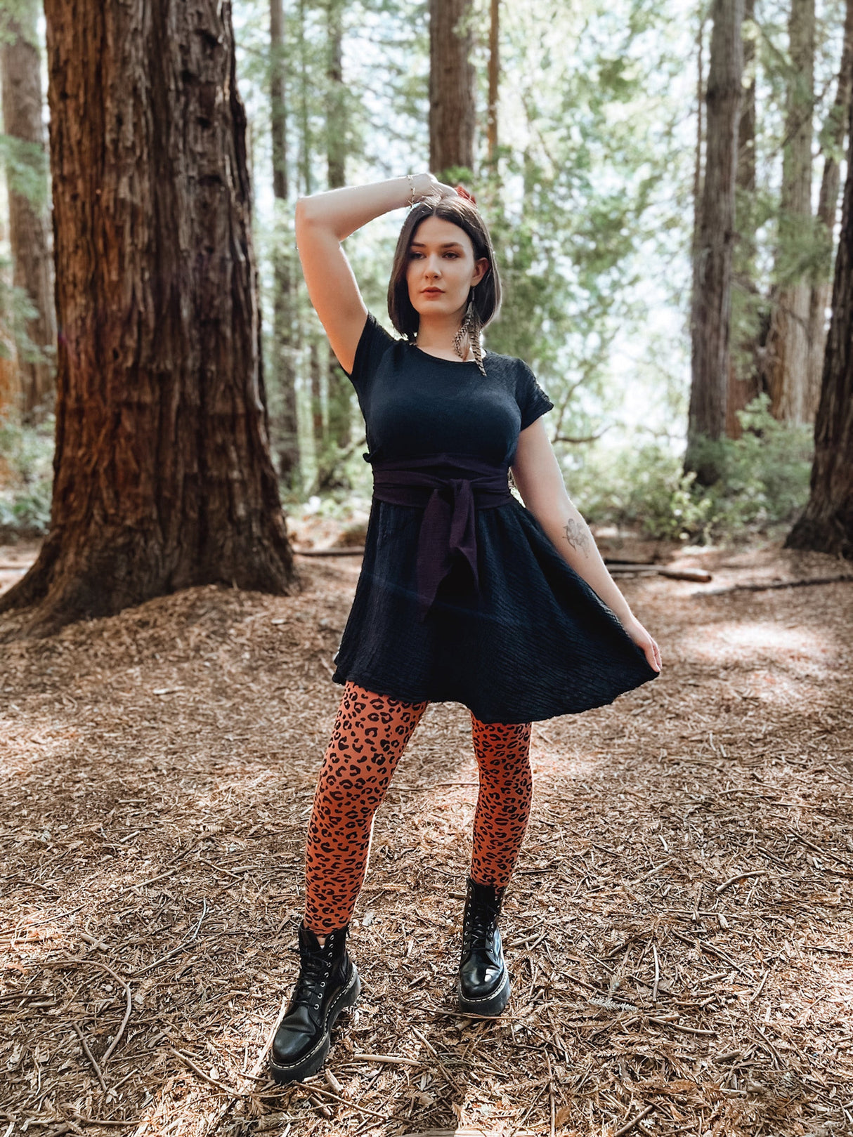 Tee Dress Mini From Cotton Flower Clothing