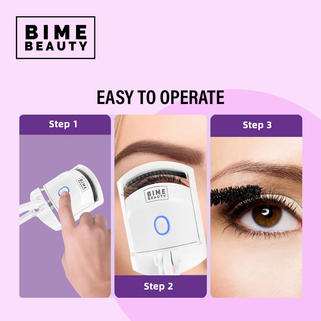 Electric Hot Heated Eyelash Curler From BimeBeauty