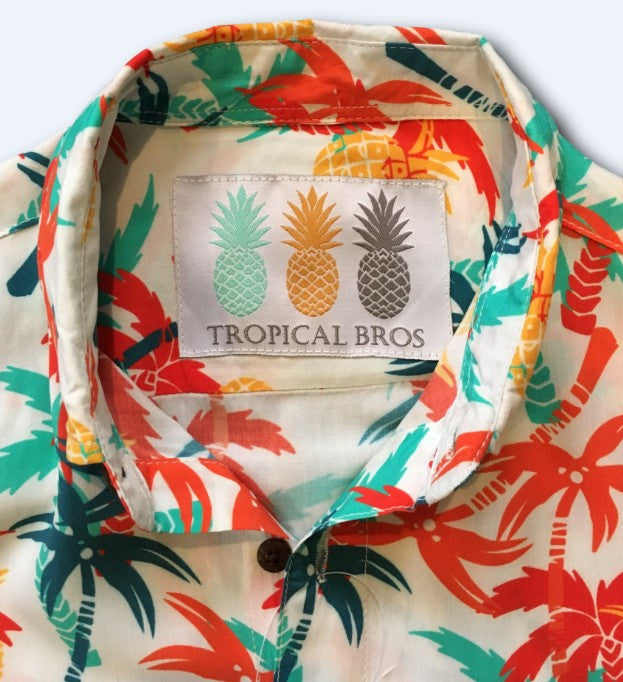 Electric Palms Hawaiian Shirt from Tropical Bros