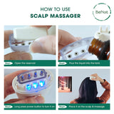 Electric Oil Applicator and Vibration Scalp Massager 2 in 1 from BeNat