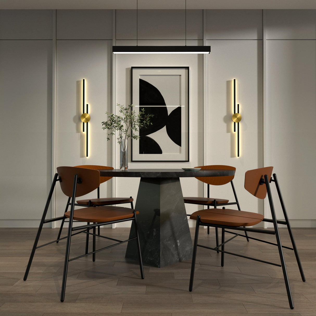 Elles Minimalist Sconce from Ozarké