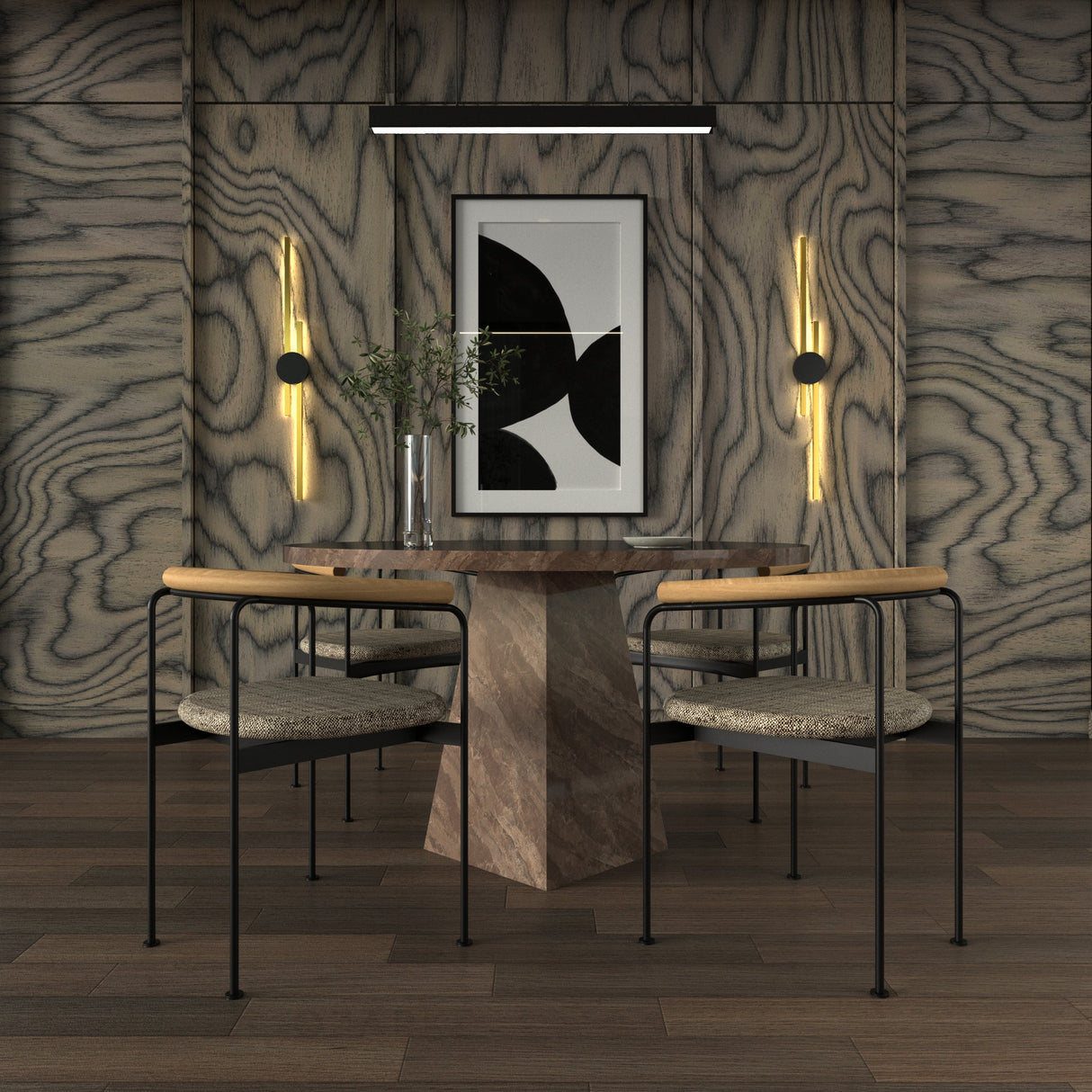Elles Minimalist Sconce from Ozarké
