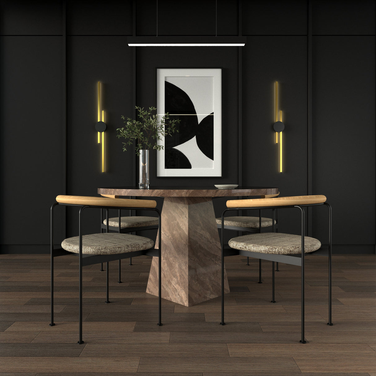 Elles Minimalist Sconce from Ozarké