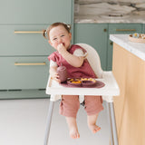 Solid Blush Minimalist Bapron from BapronBaby
