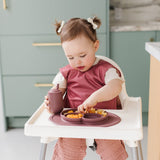 Solid Blush Minimalist Bapron from BapronBaby