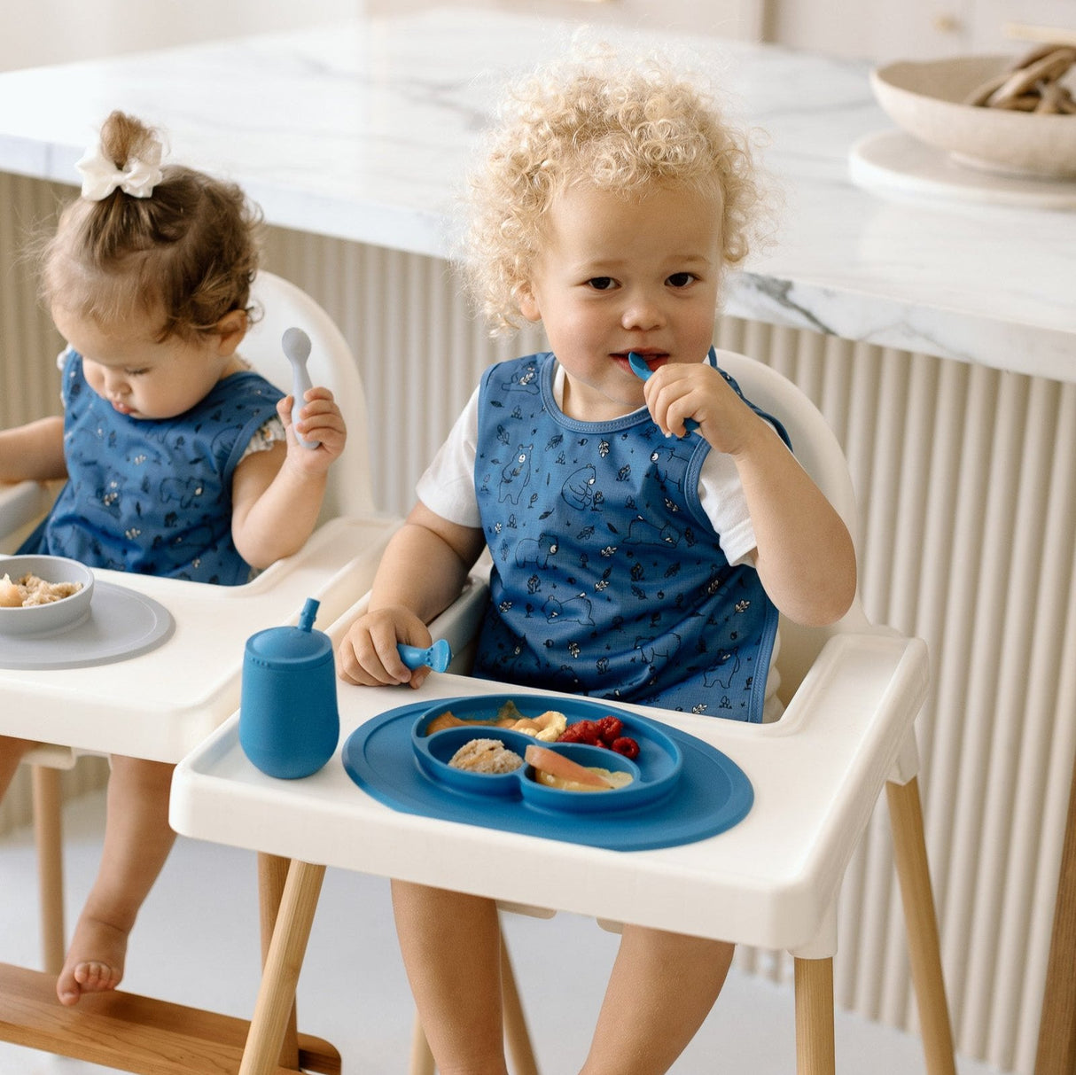 Bears In Blue Bapron SALE **PRESCHOOL SIZE ONLY** from BapronBaby