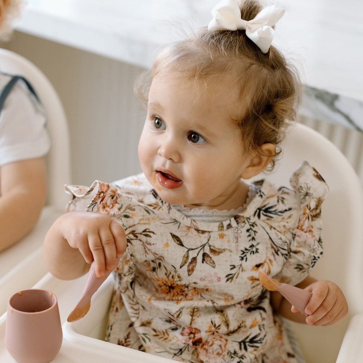 Delilah Floral Flutter Bapron from BapronBaby