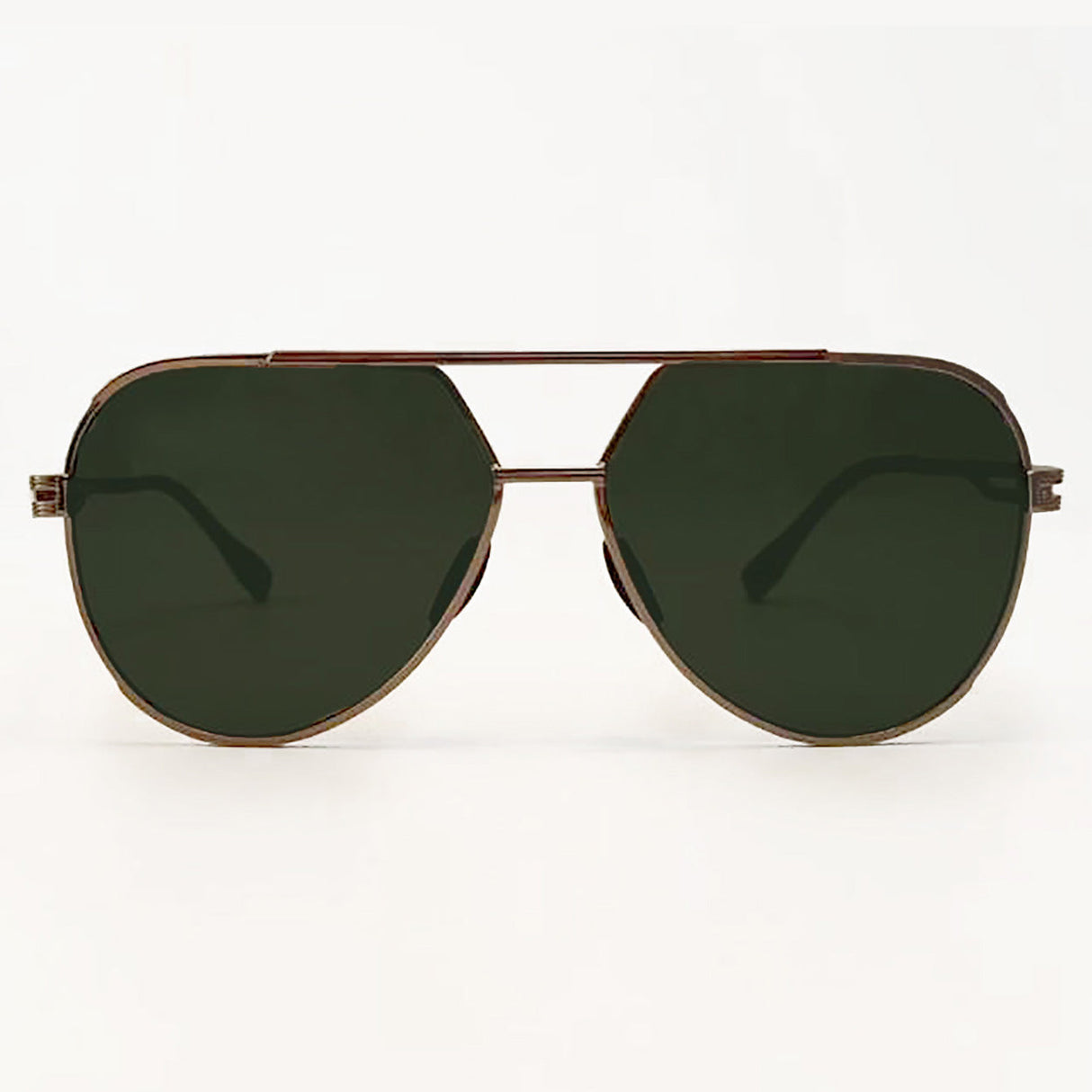 Untangled x Emily - Tangle Free - Olive Aviator Sunglasses from TopFoxx