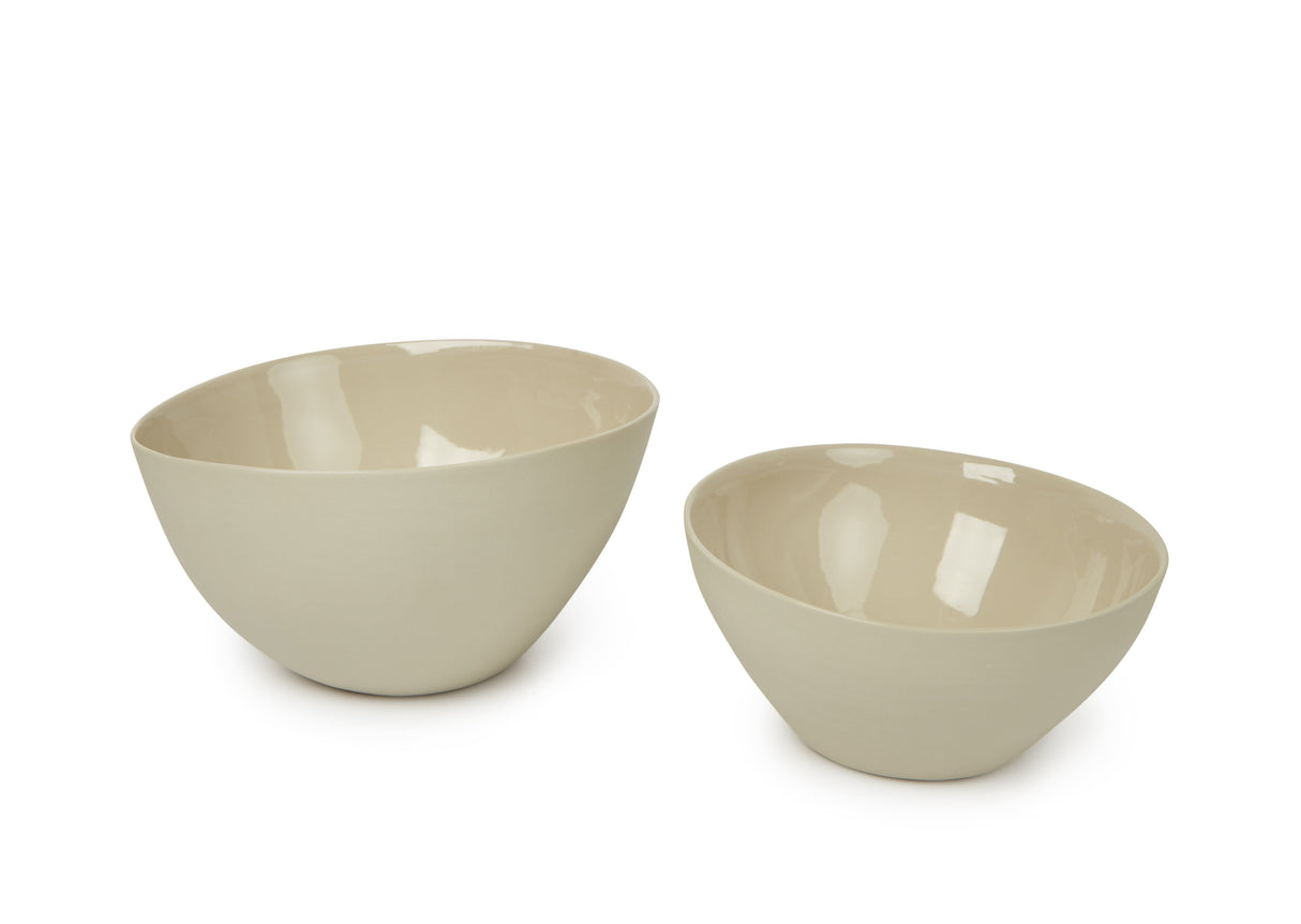 Onda Bowl-Bone from French Presse Linens