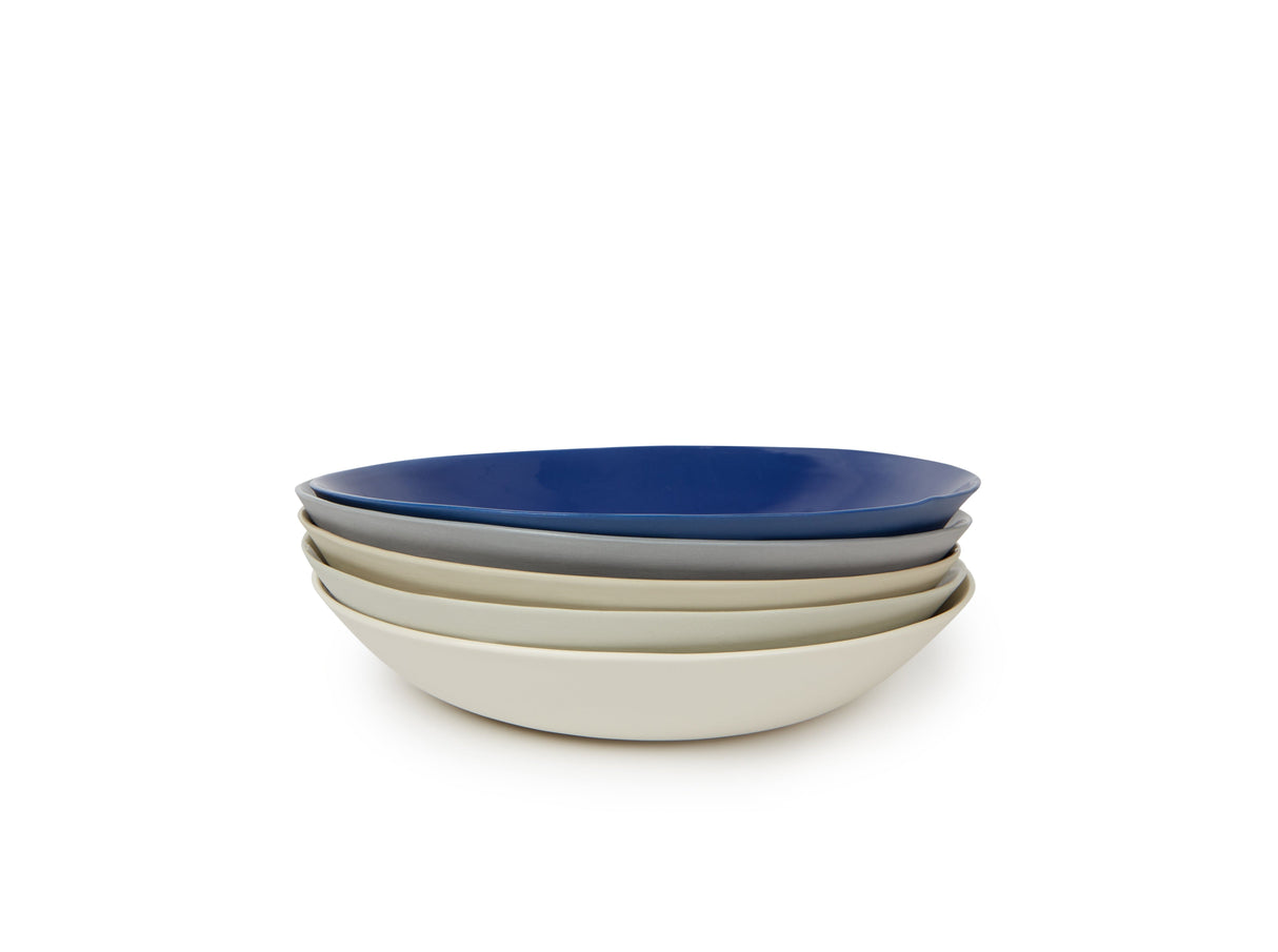 Onda Soup/Pasta Plate - Bone from French Presse Linens