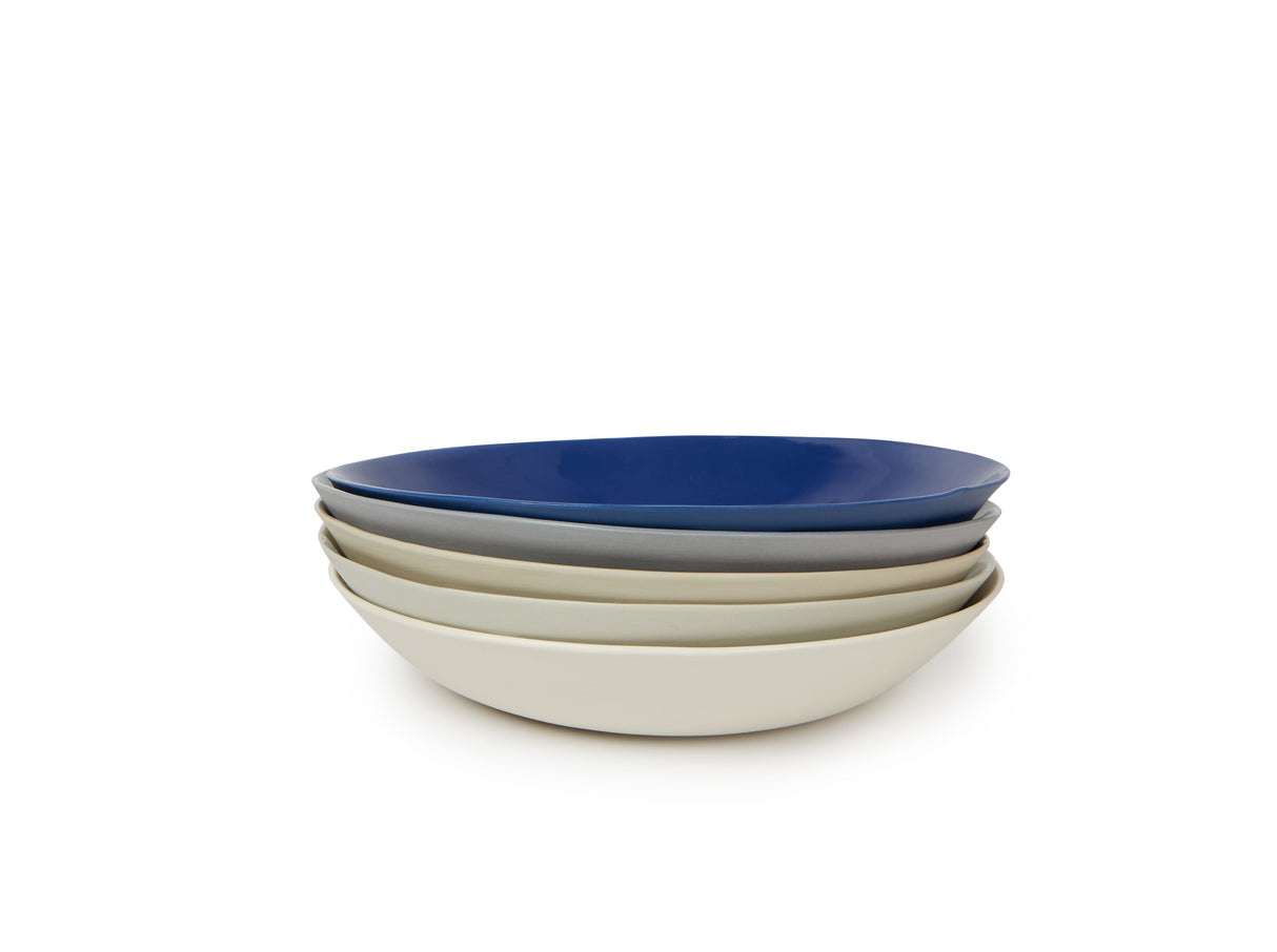 Onda Soup/Pasta Plate - Cloud from French Presse Linens